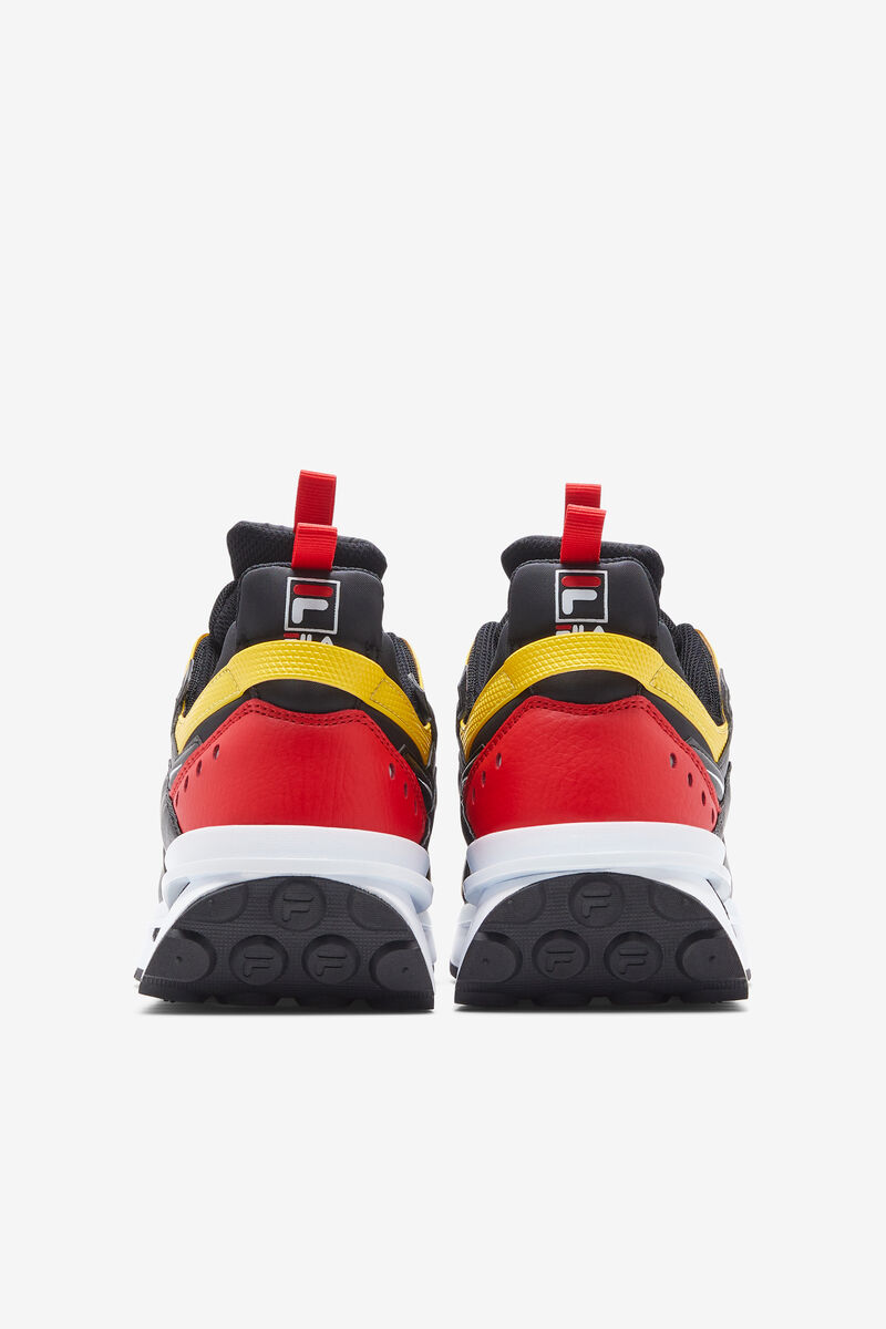 Men's Fila Sandenal Dad Shoes | Fila Sneakers Red / Black / Lemon | dVAPFeRkT9d