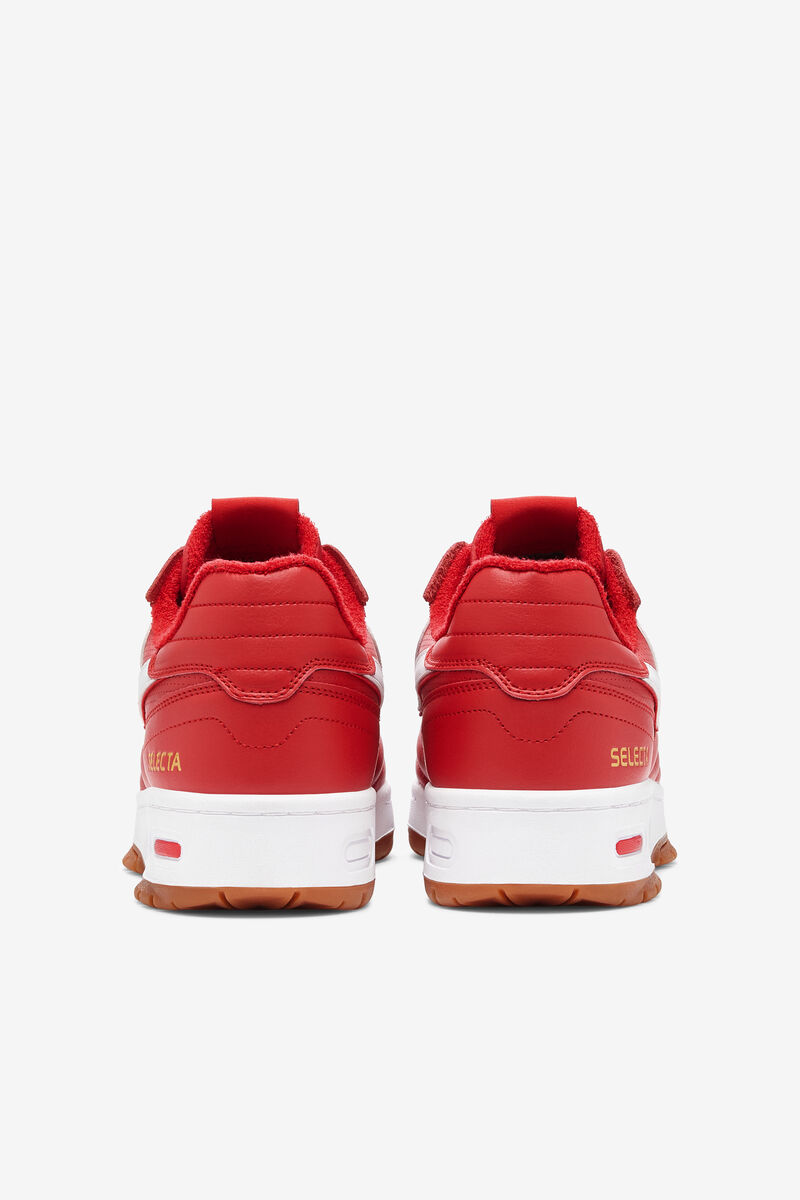 Men's Fila Selecta Tennis Shoe | Fila Sneakers Red / White | Z8WPoujAZ6q