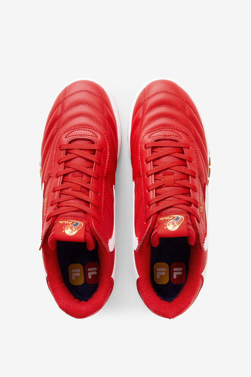 Men's Fila Selecta Tennis Shoe | Fila Sneakers Red / White | Z8WPoujAZ6q