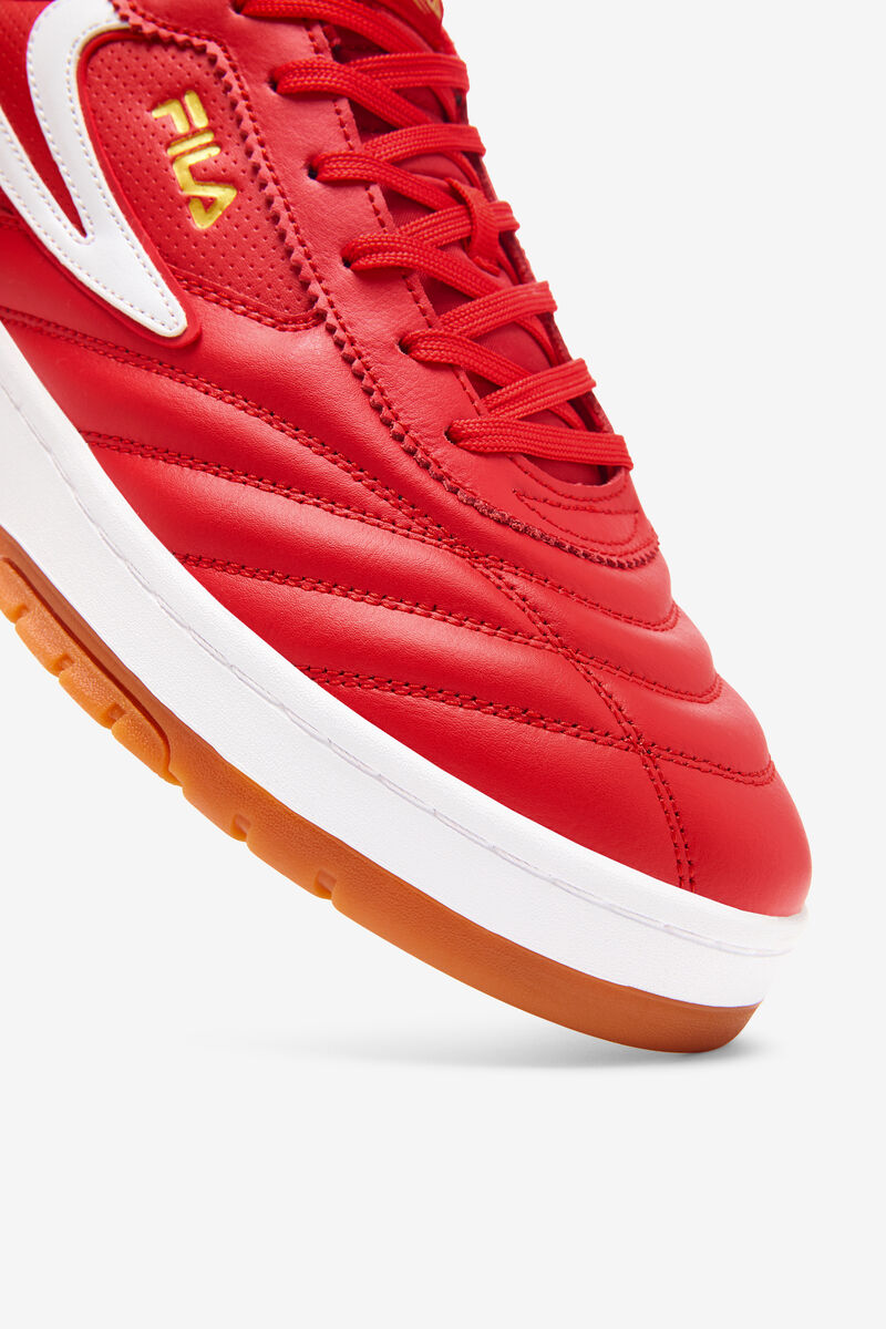 Men's Fila Selecta Tennis Shoe | Fila Sneakers Red / White | Z8WPoujAZ6q
