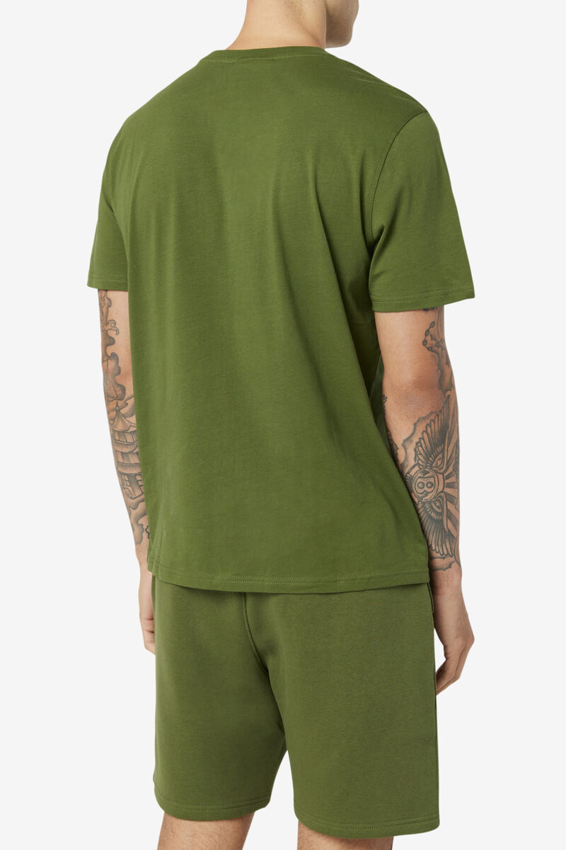 Men's Fila Skylar T Shirts Green | NT1zMXPqNlc