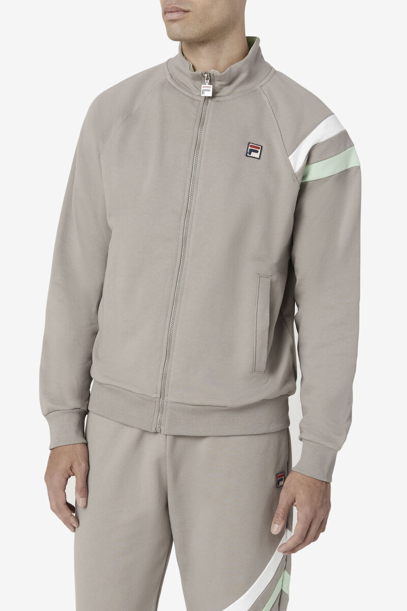 Men's Fila Stance Track Jacket Tracksuits White | 6XAzQ12vxWO