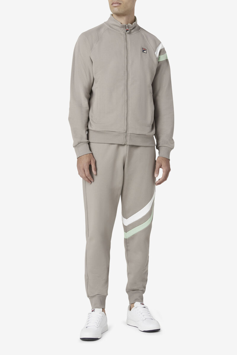Men's Fila Stance Track Jacket Tracksuits White | 6XAzQ12vxWO