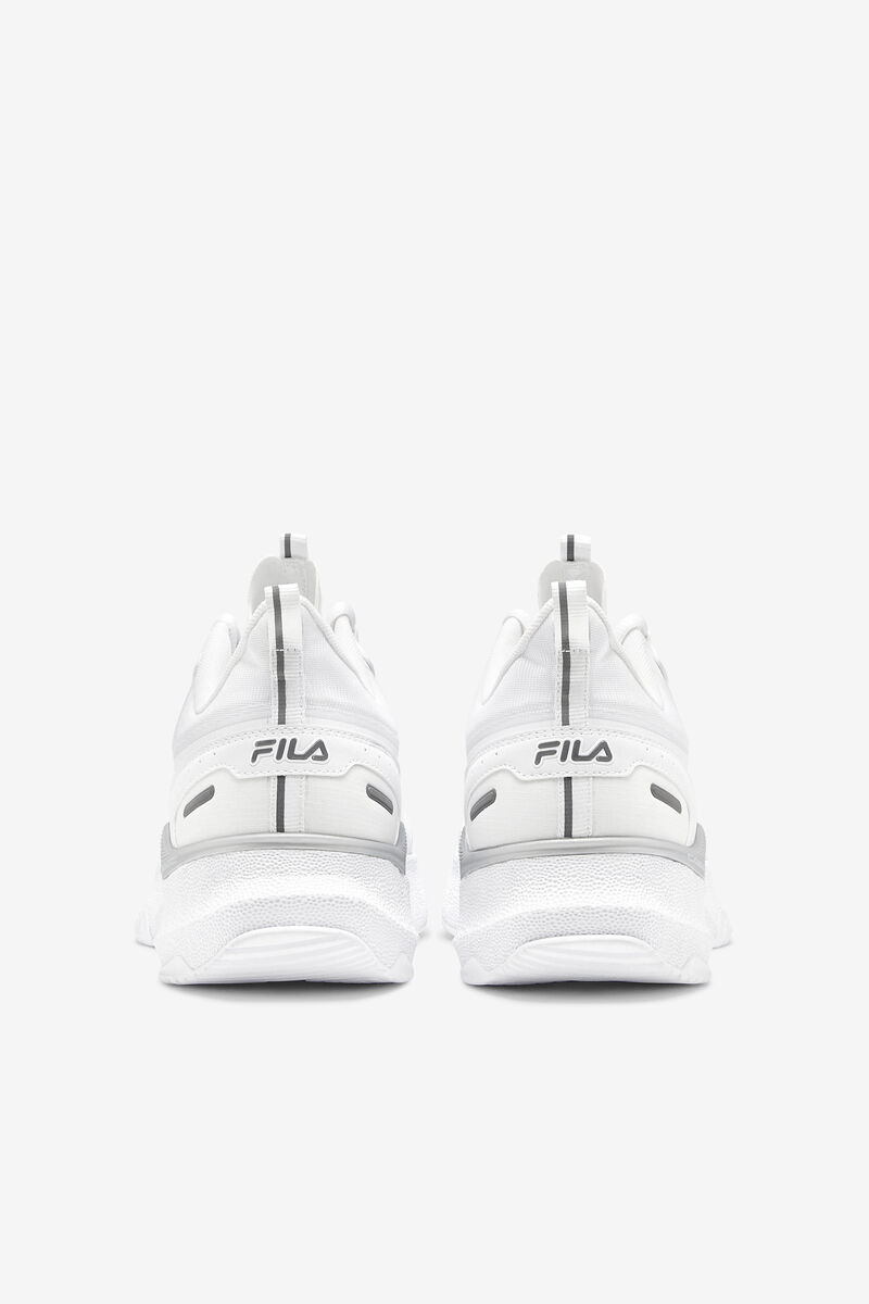 Men's Fila Tactik 5 Nucleus Tennis Shoe | Fila Sneakers White / Metal Silver / White | 8eiZ4XcAB8K