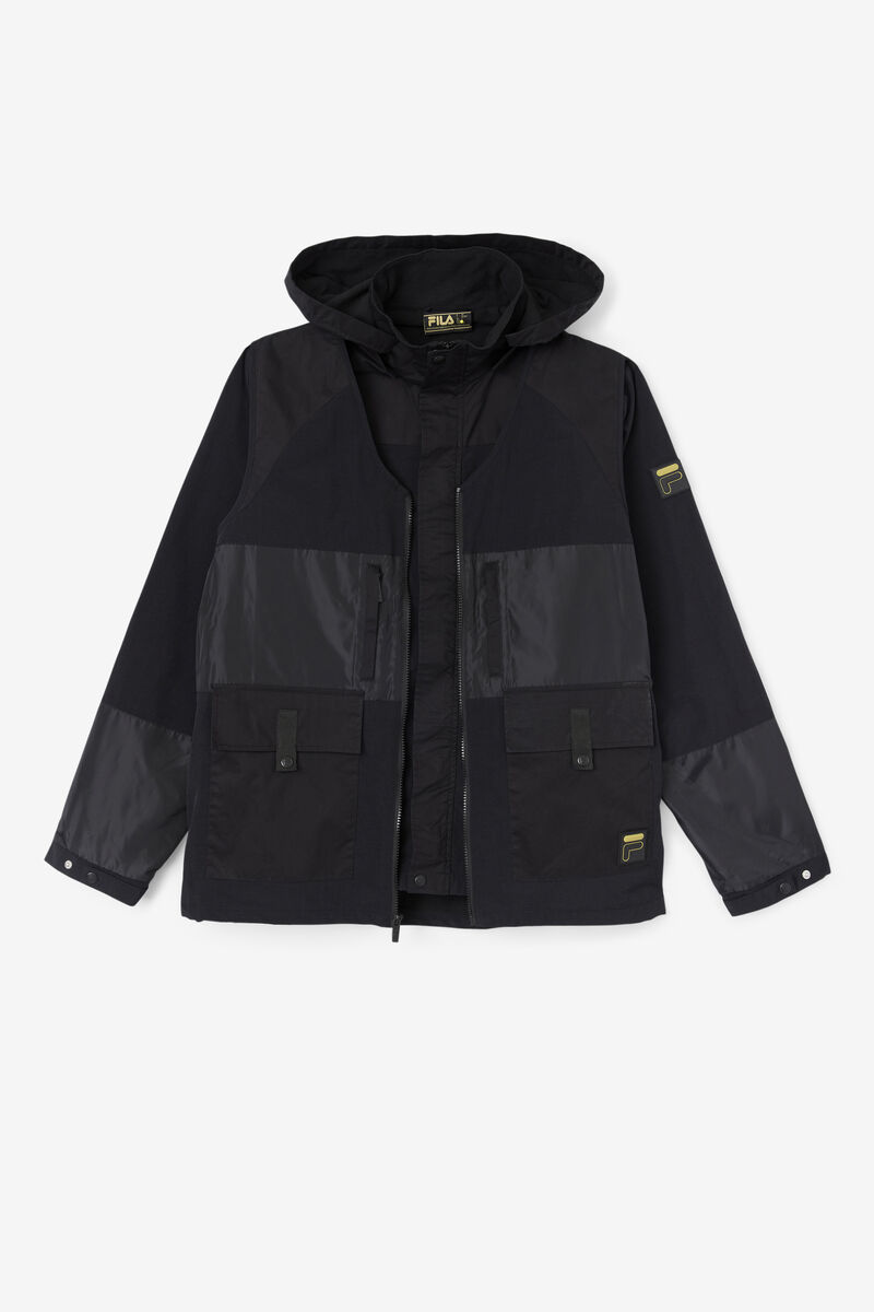Men\'s Fila Tate 3-in-1 Utility Jacket Jackets Black | vvwHHZJUnSH