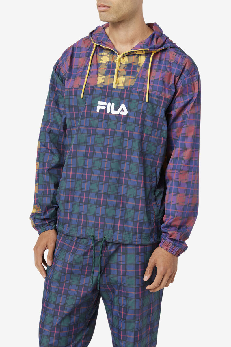 Men's Fila Tej Windjacket Jackets Navy | vxu4IByqnjF