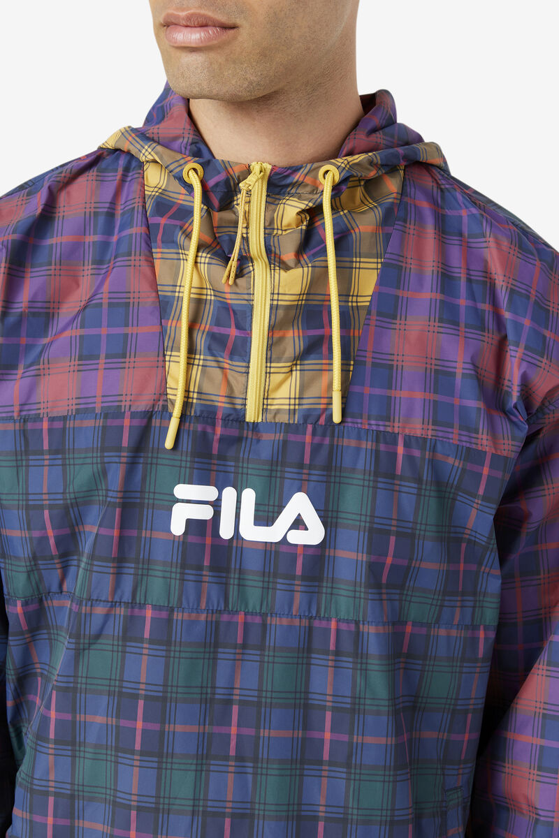 Men's Fila Tej Windjacket Jackets Navy | vxu4IByqnjF