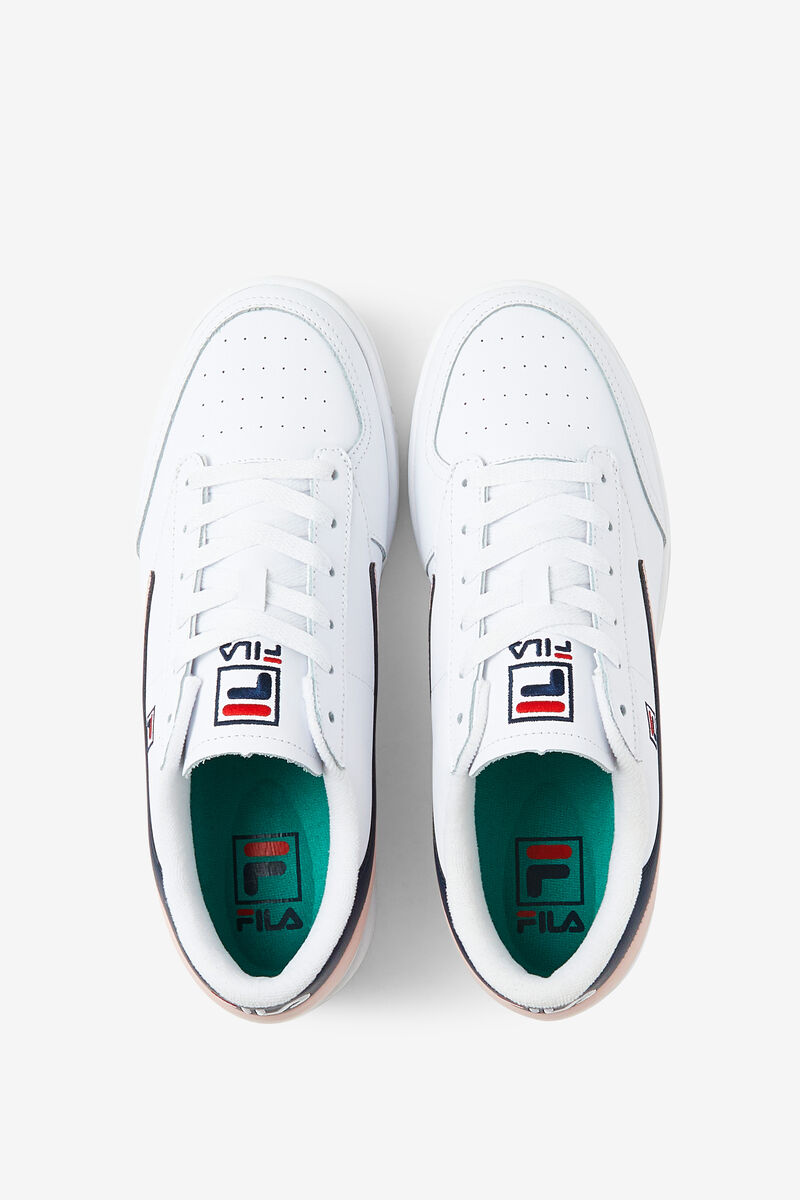 Men's Fila Tennis 88 Classic Sneaker | Fila Sneakers White / Navy / Pink | Ath5TYxDmEH
