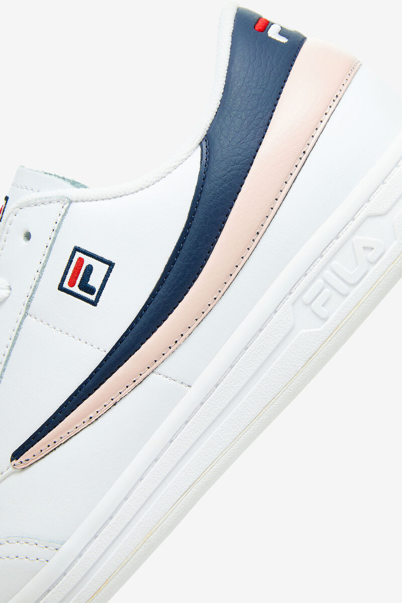 Men's Fila Tennis 88 Classic Sneaker | Fila Sneakers White / Navy / Pink | Ath5TYxDmEH
