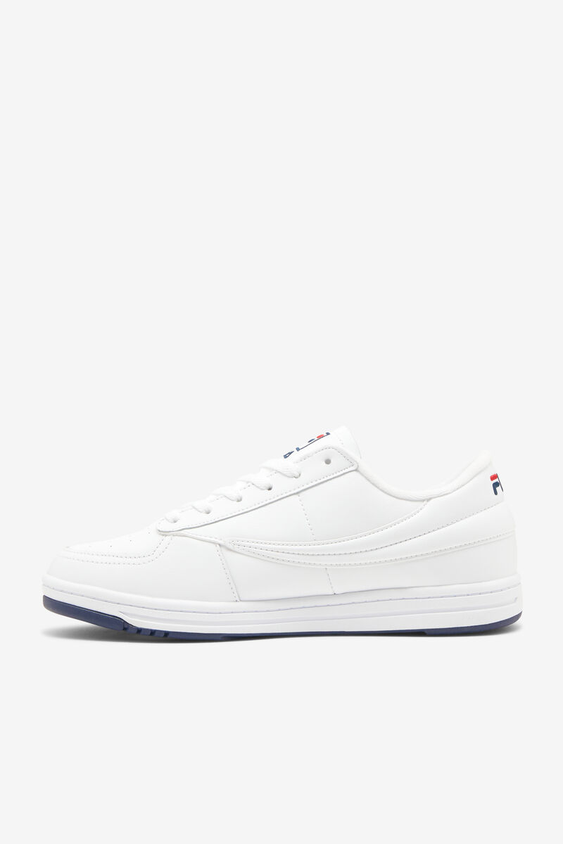 Men's Fila Tennis 88 Low Top Tennis Shoe | Fila Sneakers White / Navy / Red | iRl7SmGH1hx