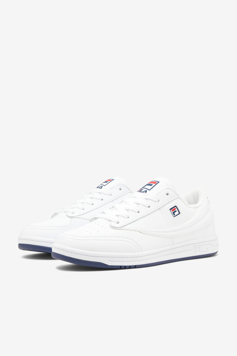Men's Fila Tennis 88 Low Top Tennis Shoe | Fila Sneakers White / Navy / Red | iRl7SmGH1hx