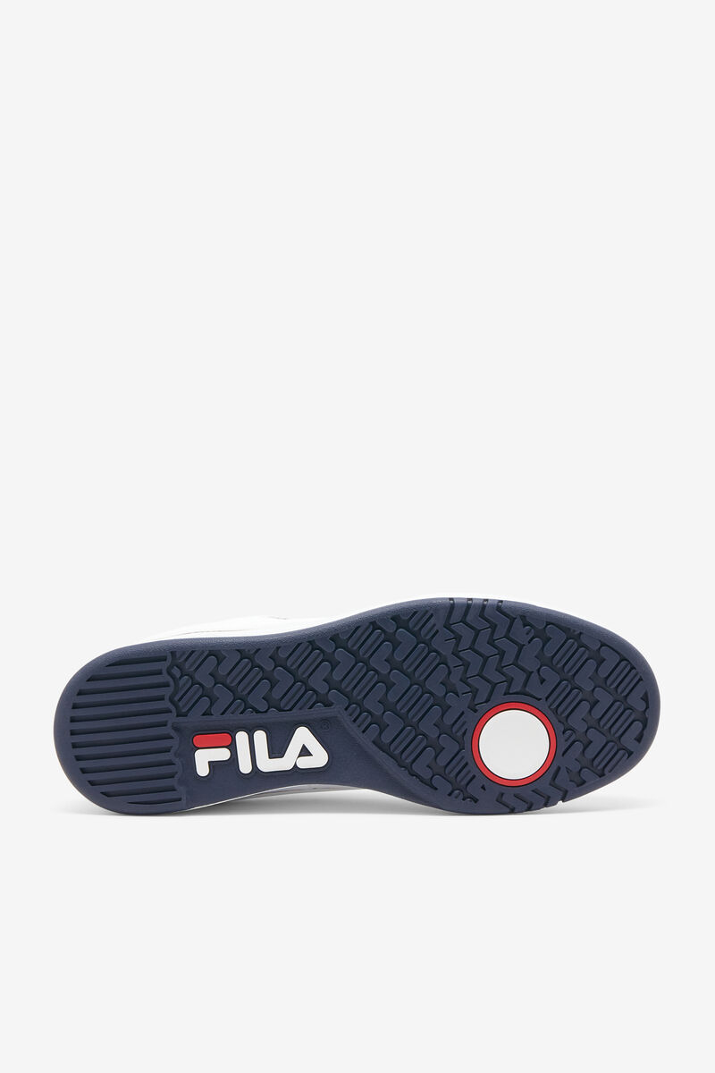 Men's Fila Tennis 88 Low Top Tennis Shoe | Fila Sneakers White / Navy / Red | iRl7SmGH1hx