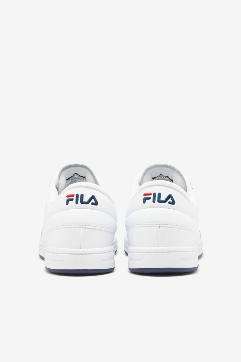 Men's Fila Tennis 88 Low Top Tennis Shoe | Fila Sneakers White / Navy / Red | iRl7SmGH1hx