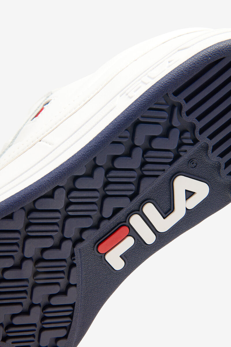 Men's Fila Tennis 88 Low Top Tennis Shoe | Fila Sneakers White / Navy / Red | iRl7SmGH1hx