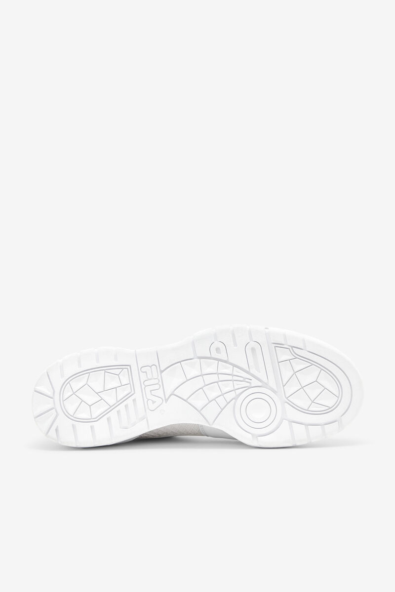 Men's Fila Teratach 600 Low Top Shoes | Fila Sneakers White / White / Metal Silver | eJ61l9n2Umo