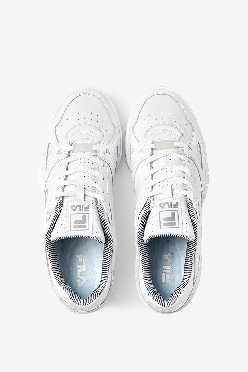 Men's Fila Teratach 600 Low Top Shoes | Fila Sneakers White / White / Metal Silver | eJ61l9n2Umo
