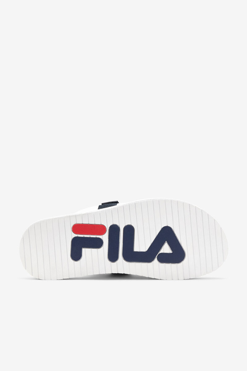 Men's Fila Utility Silde Sandals White / Navy / Red | WrSqfe9F1hn