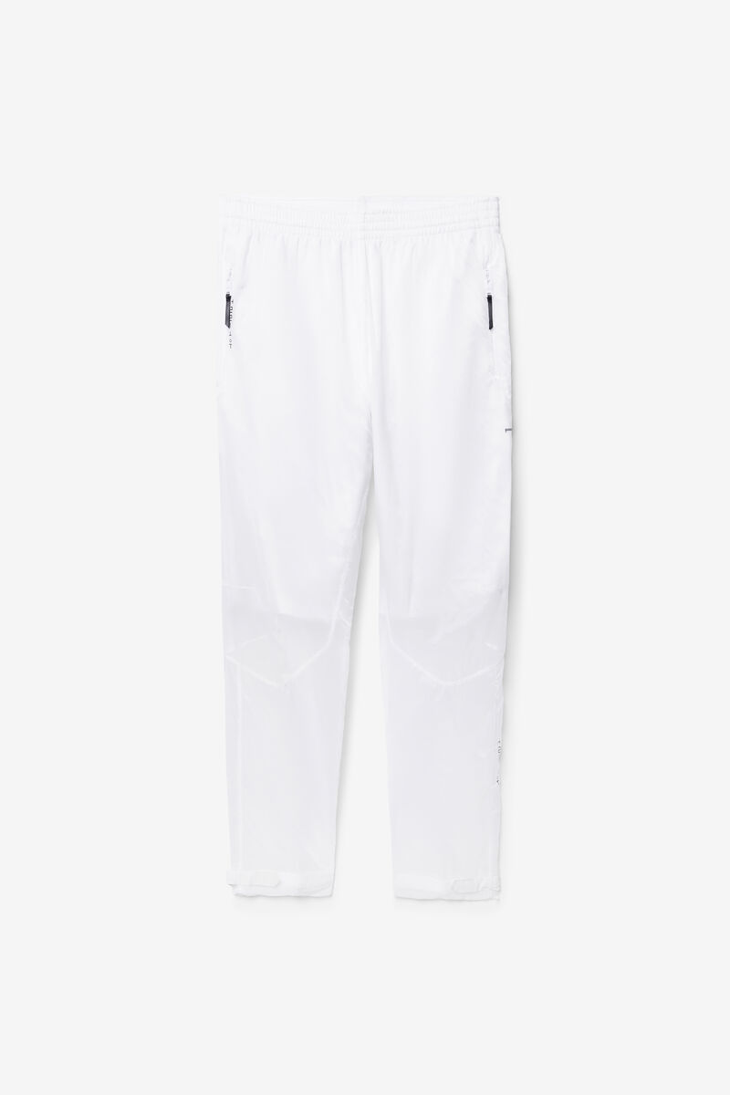 Men\'s Fila Vega Wind Pant Tracksuits White / Black | BjTMJoCk79B