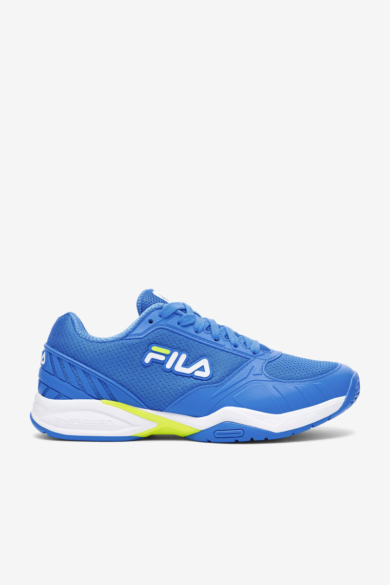 Men\'s Fila Volley Zone Sport Shoes Blue / White / Yellow | Wuen5P1Wsyn