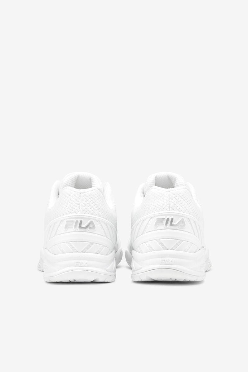 Men's Fila Volley Zone Sport Shoes White / Metal Silver / White | yK3kPBuMjZB