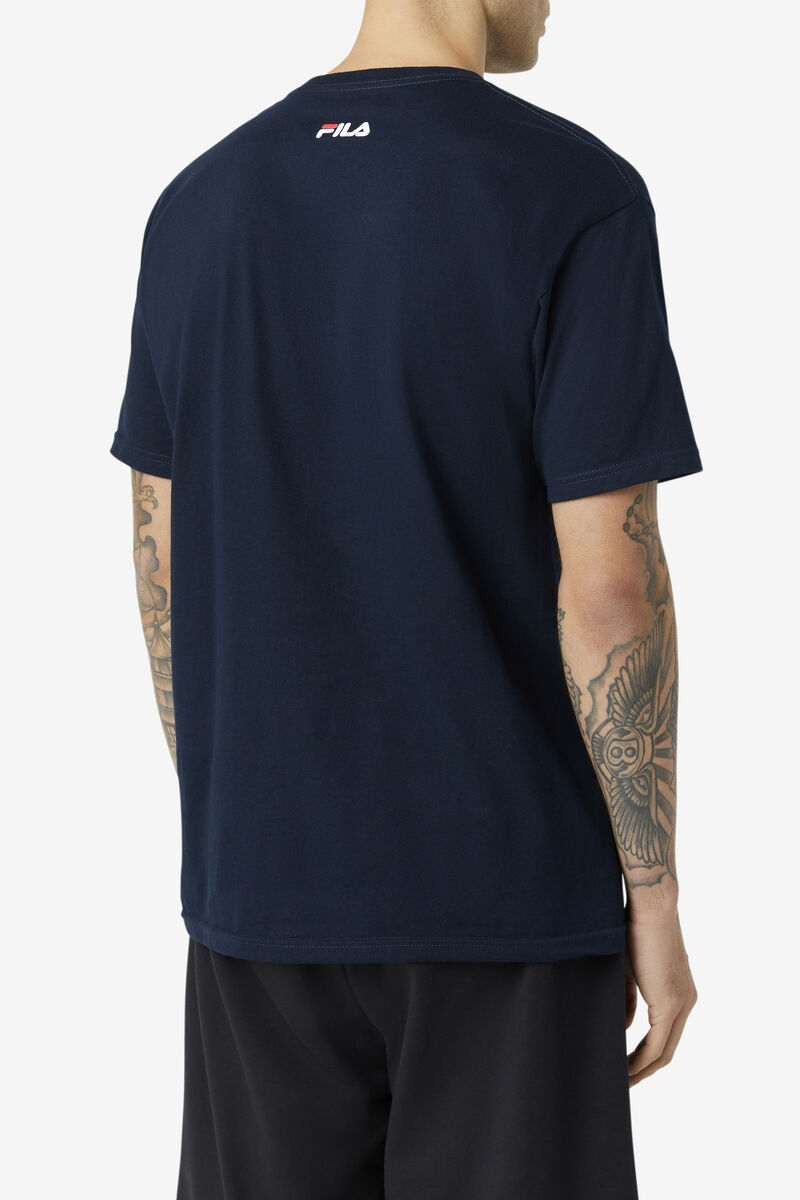 Men's Fila Washington D.C. Love T Shirts Navy | I5slzZTXGXz