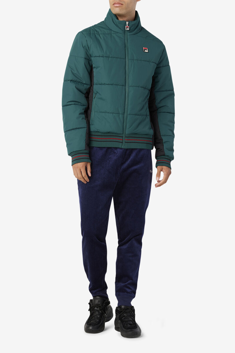 Men's Fila Watson Puffer Jacket Outerwear Black | kGGjgktPjmP