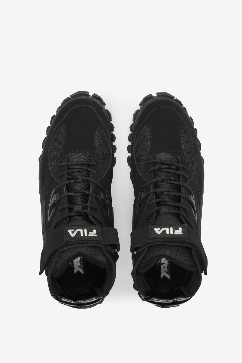 Men's Fila Yak Black Winter Sneaker Boots | Fila Sneakers Black / Black | hbHCLkYbSz3