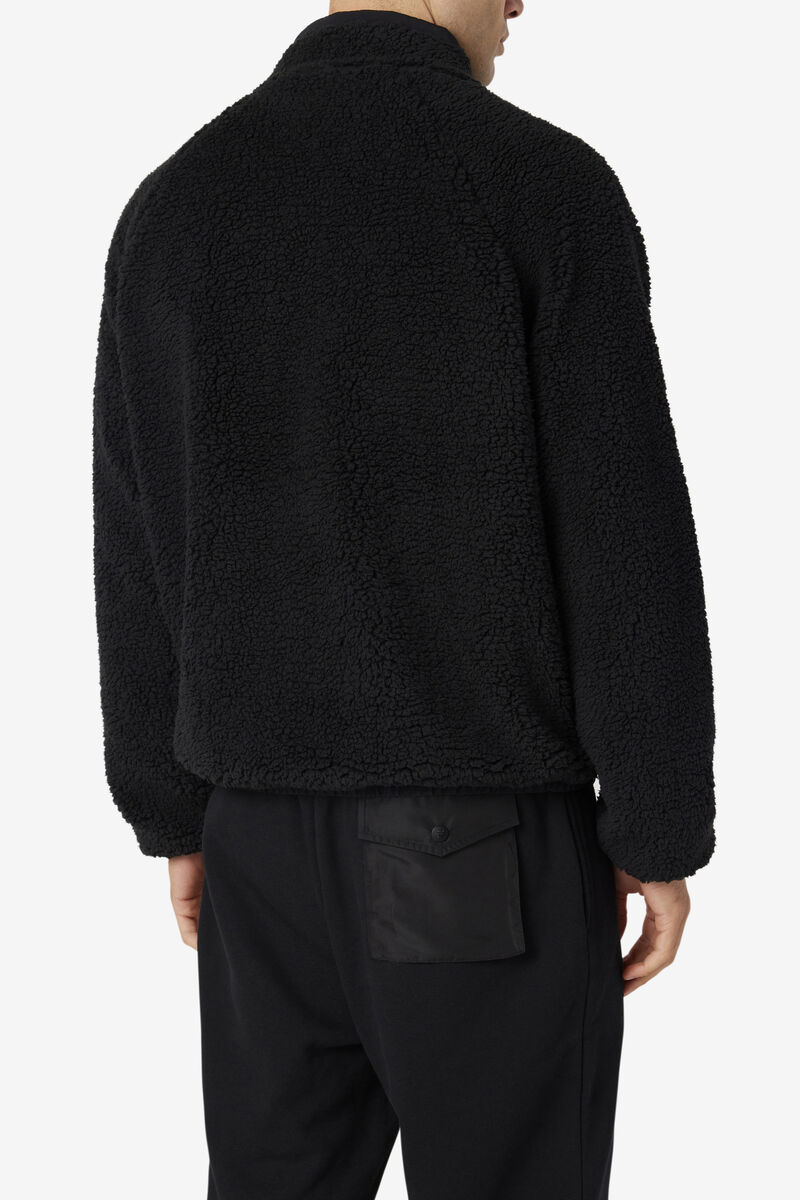 Men's Fila Yuri Jacket Outerwear Black | k1v9azThVP8