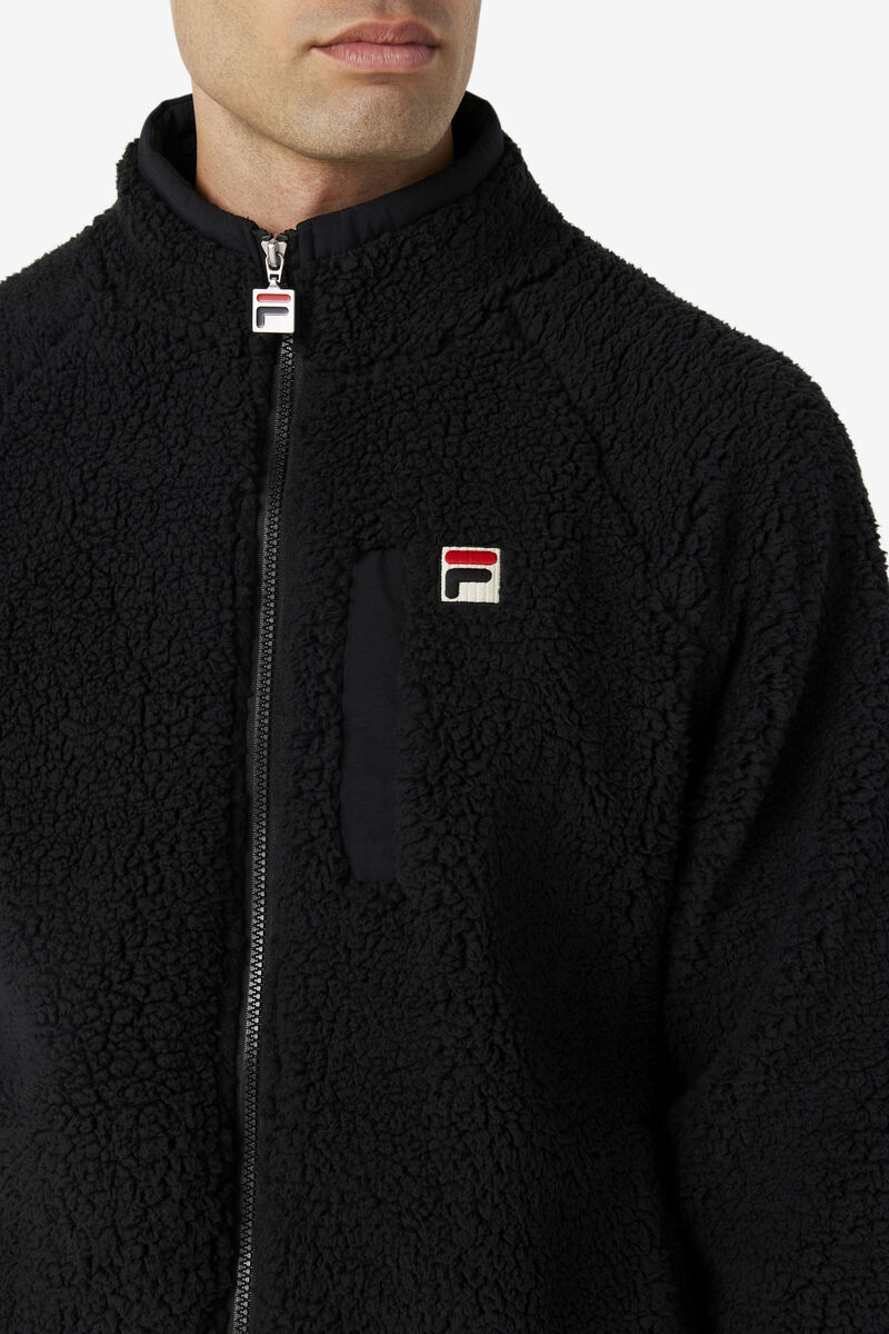 Men's Fila Yuri Jacket Outerwear Black | k1v9azThVP8