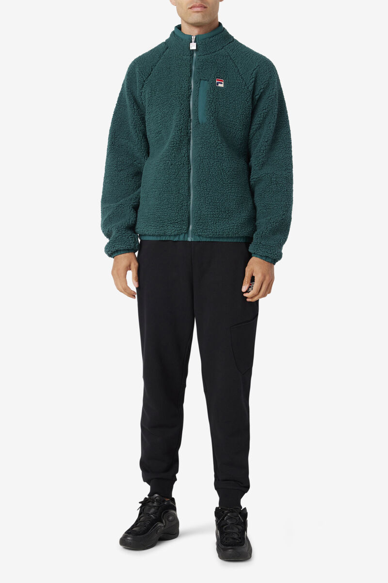 Men's Fila Yuri Jacket Outerwear Green | g9F8Oenam74