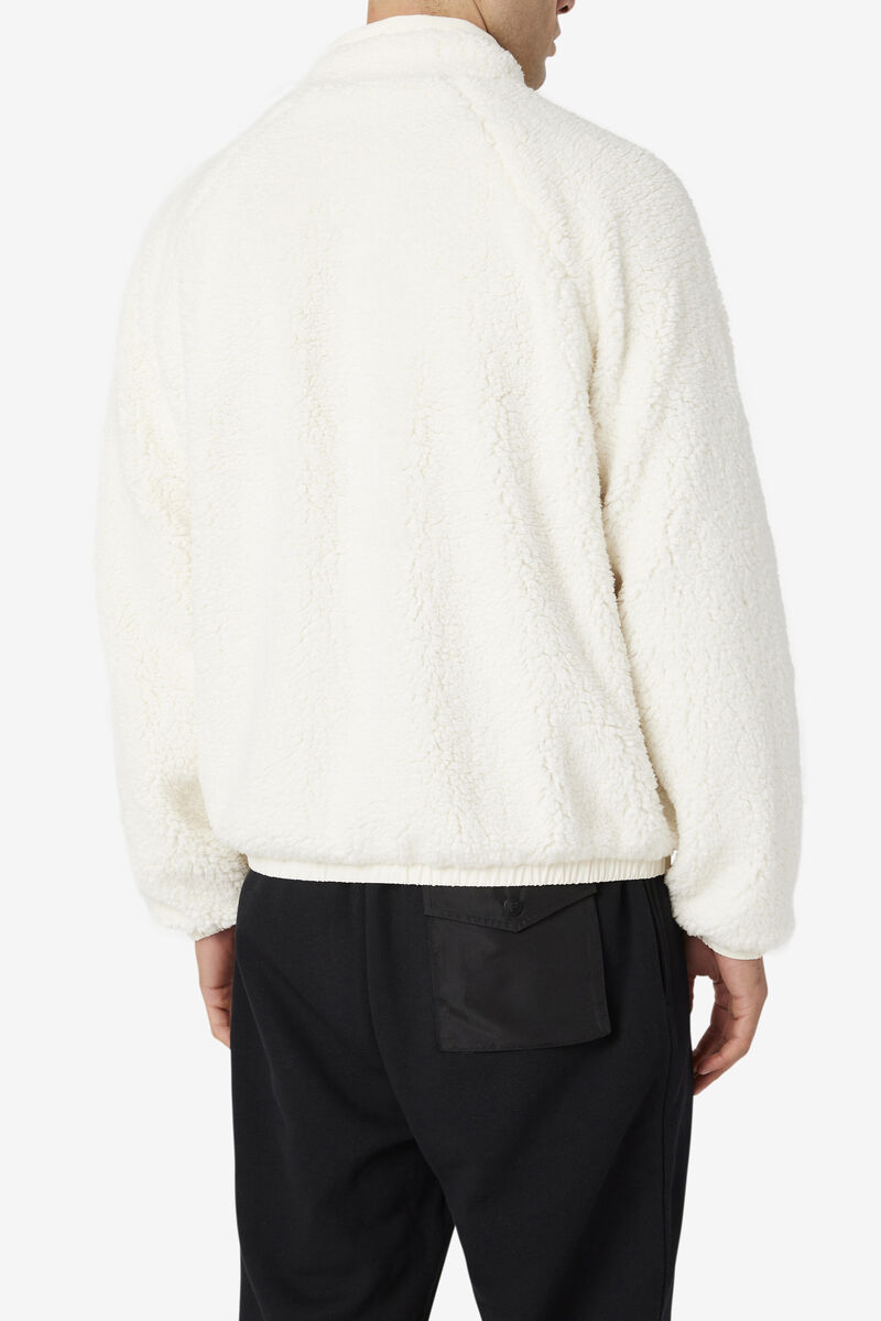 Men's Fila Yuri Jacket Outerwear White | XzsnEKuiscb