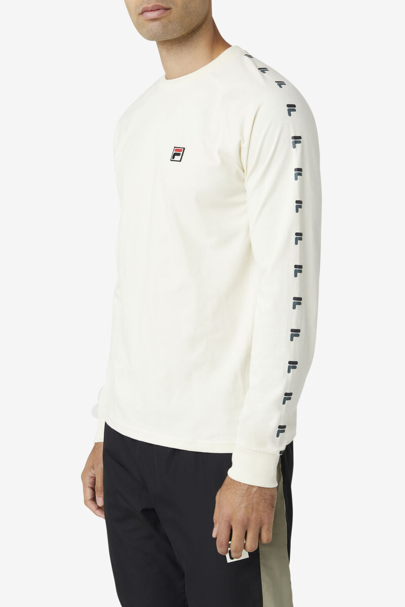 Men's Fila Zubby Long Sleeve Shirt Black | AbhJQHgTZyk