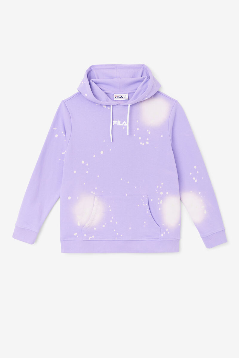 Women\'s Fila Aerolynn Tie Dye Hoodie Hoodies Purple | RzVDgrKVrmC