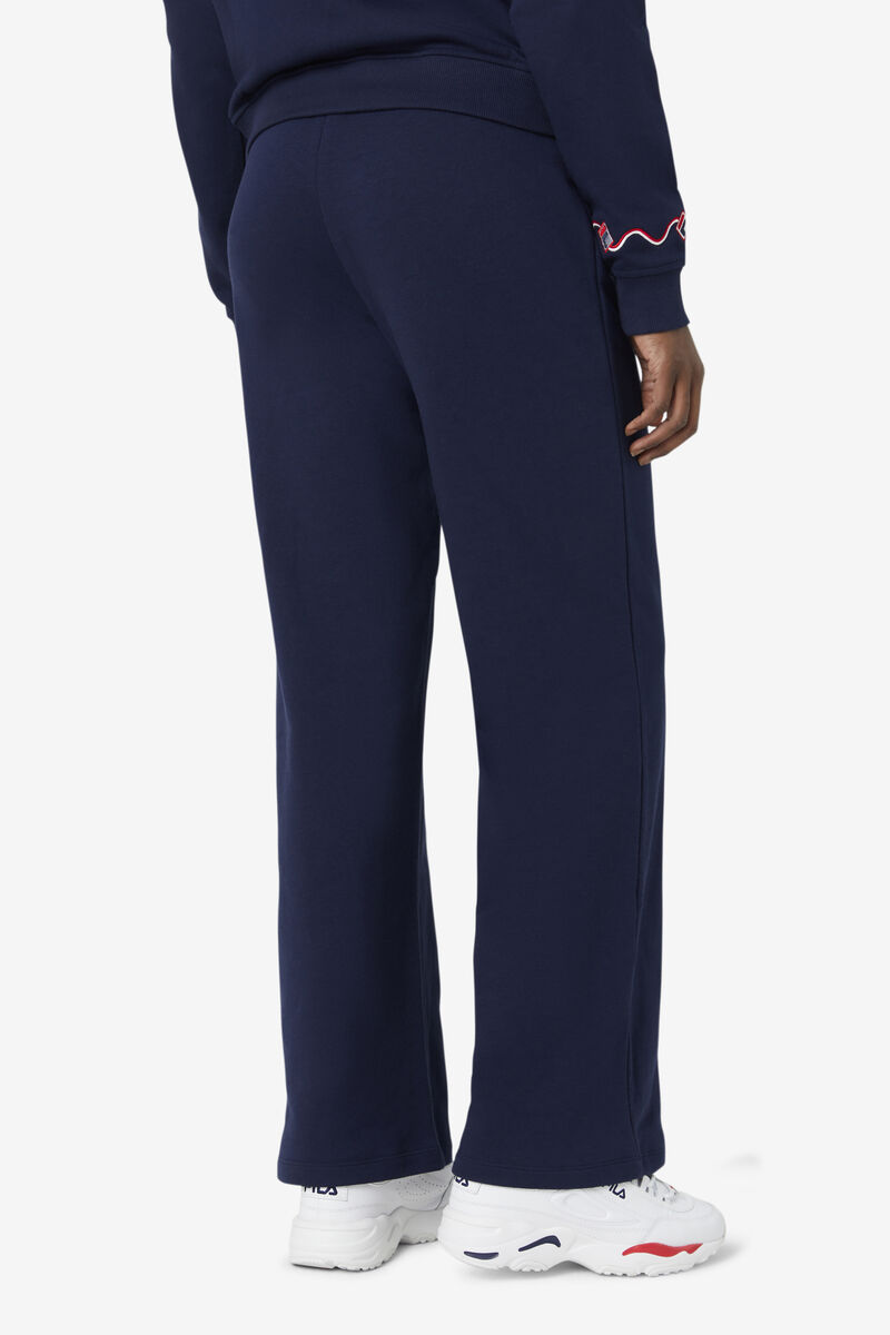 Women's Fila Agnesina Pant Pants Navy | XaXiDZSKcXN
