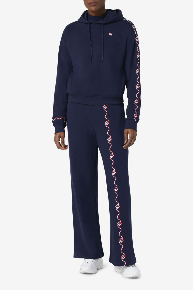 Women's Fila Agnesina Pant Pants Navy | XaXiDZSKcXN