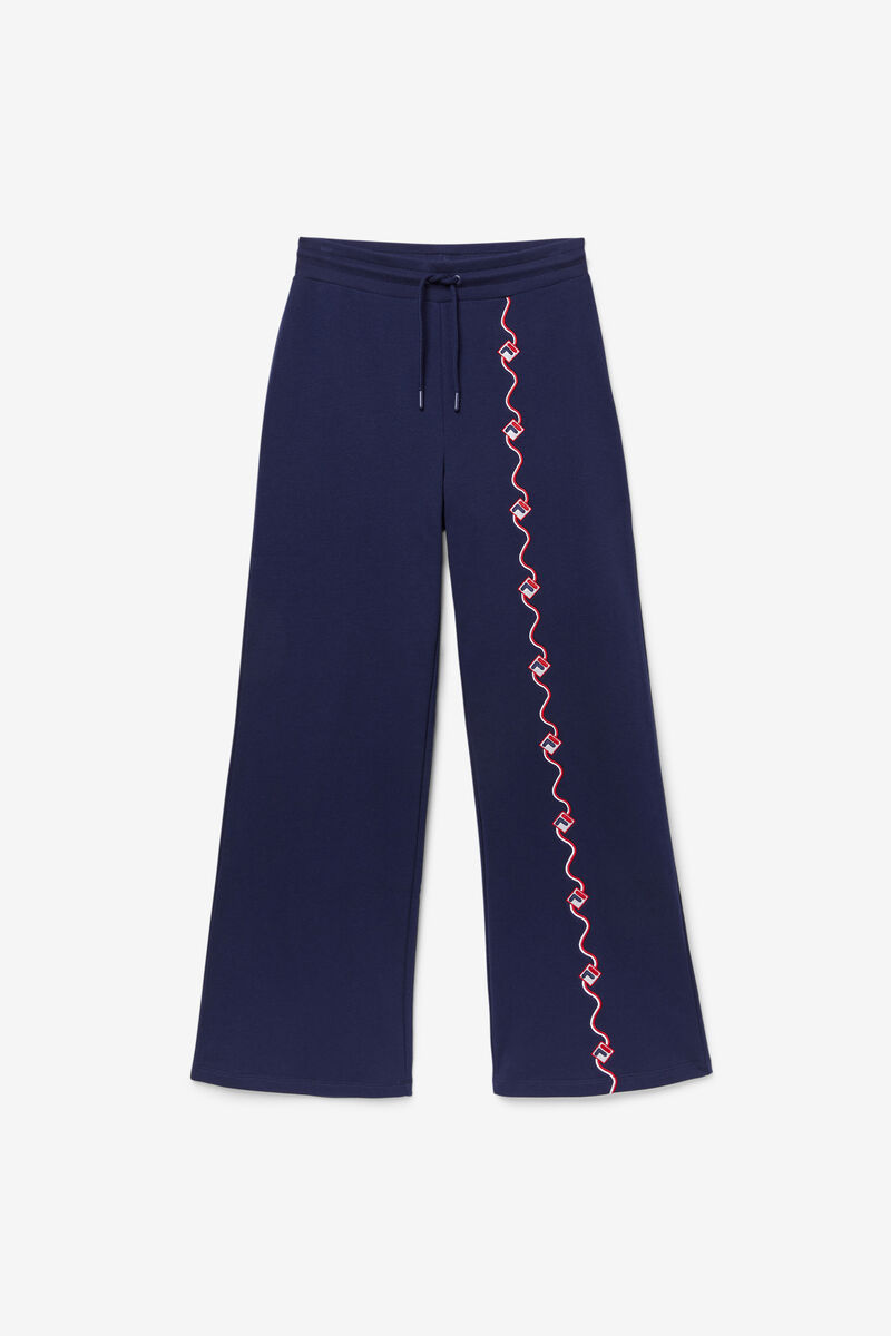 Women\'s Fila Agnesina Pant Pants Navy | XaXiDZSKcXN