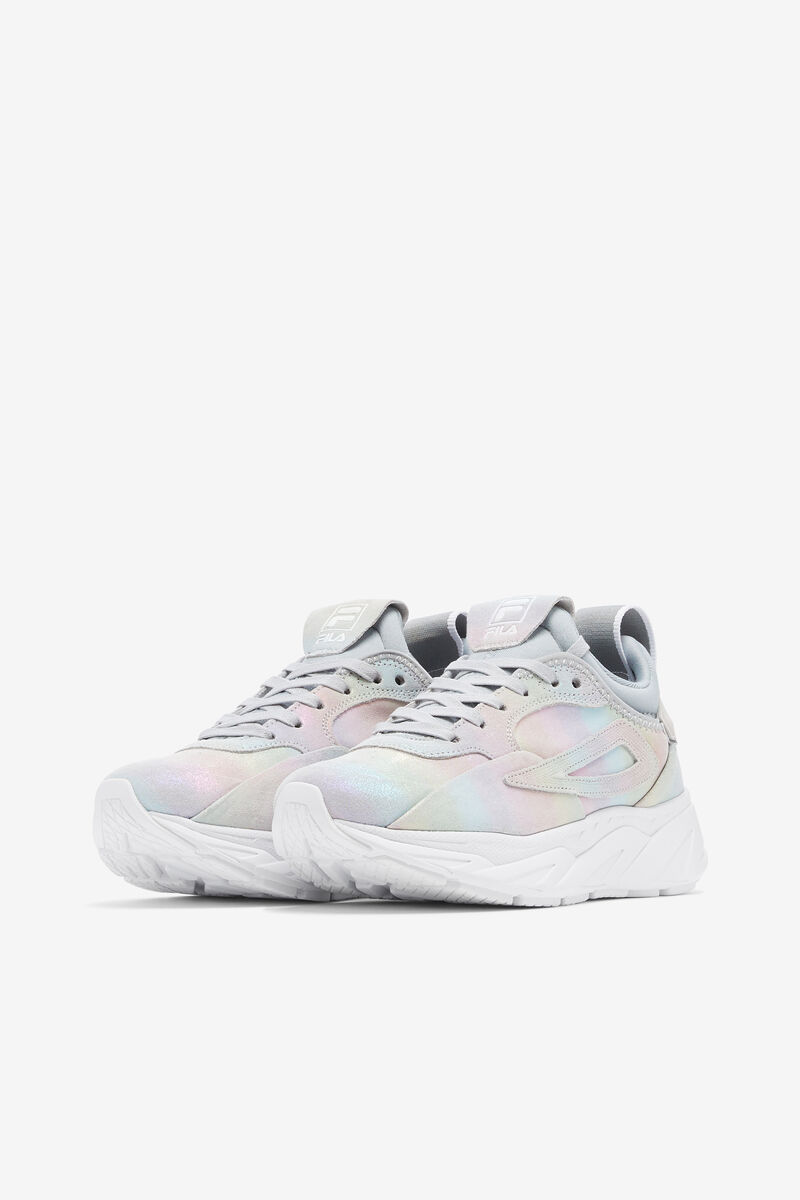 Women's Fila Amore Prism Suede Sneakers Metal Silver / Metal Silver / White | t5UEah7Ny9Q