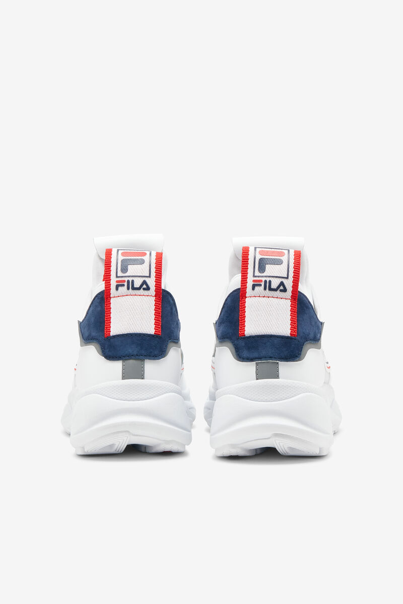 Women's Fila Amore Sneakers White / Navy / Red | 3u5EXti2fvS
