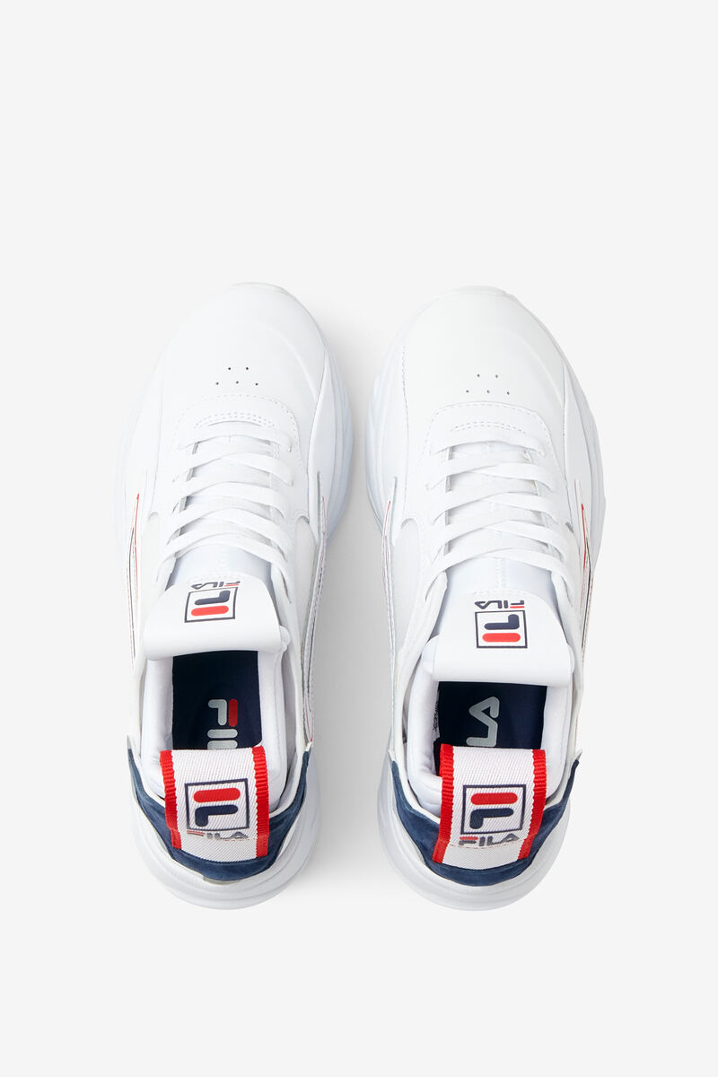 Women's Fila Amore Sneakers White / Navy / Red | 3u5EXti2fvS