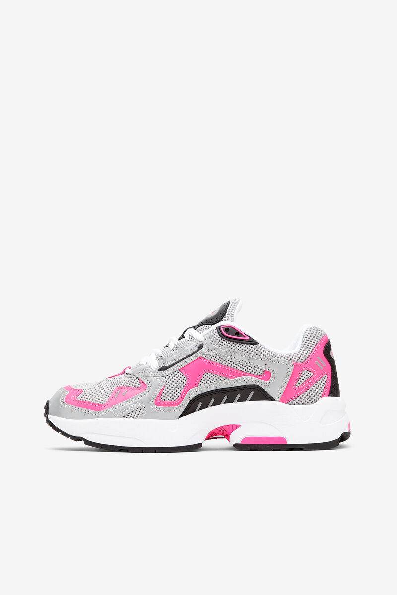 Women's Fila Archive Rjv Sneakers Metal Silver / Pink / White | 5wjoT9GPTCc