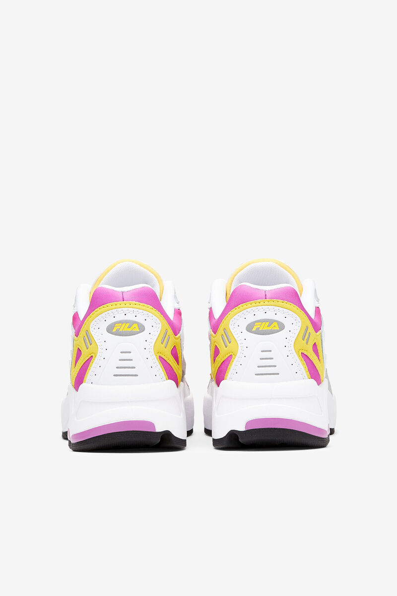 Women's Fila Archive Rjv Sneakers Purple Green Flower / Red / Lemon | HqIswkIgC2r