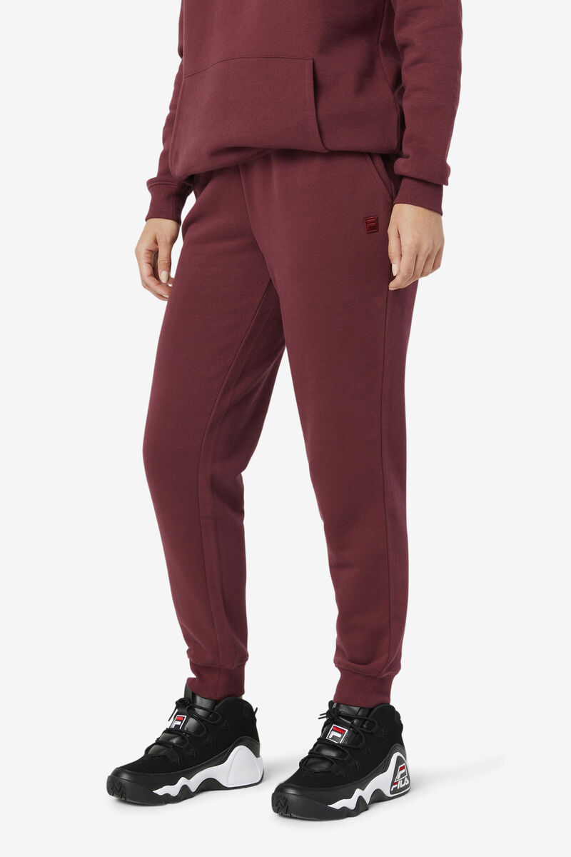 Women's Fila Avah Jogger Pants Brown | Wr5dgvn8rFZ