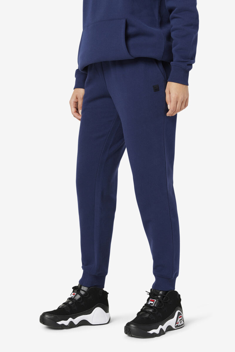 Women's Fila Avah Jogger Pants Navy | riVAkrxCS9v