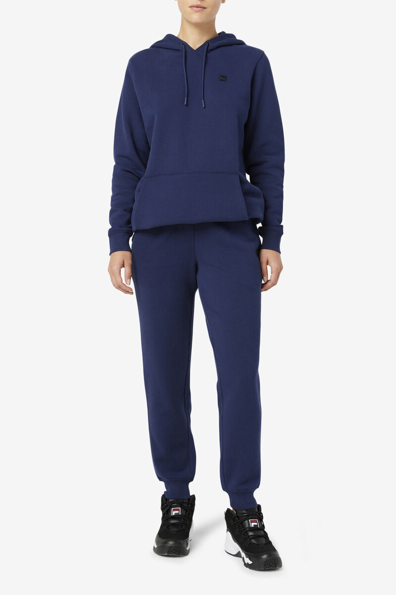 Women's Fila Avah Jogger Pants Navy | riVAkrxCS9v