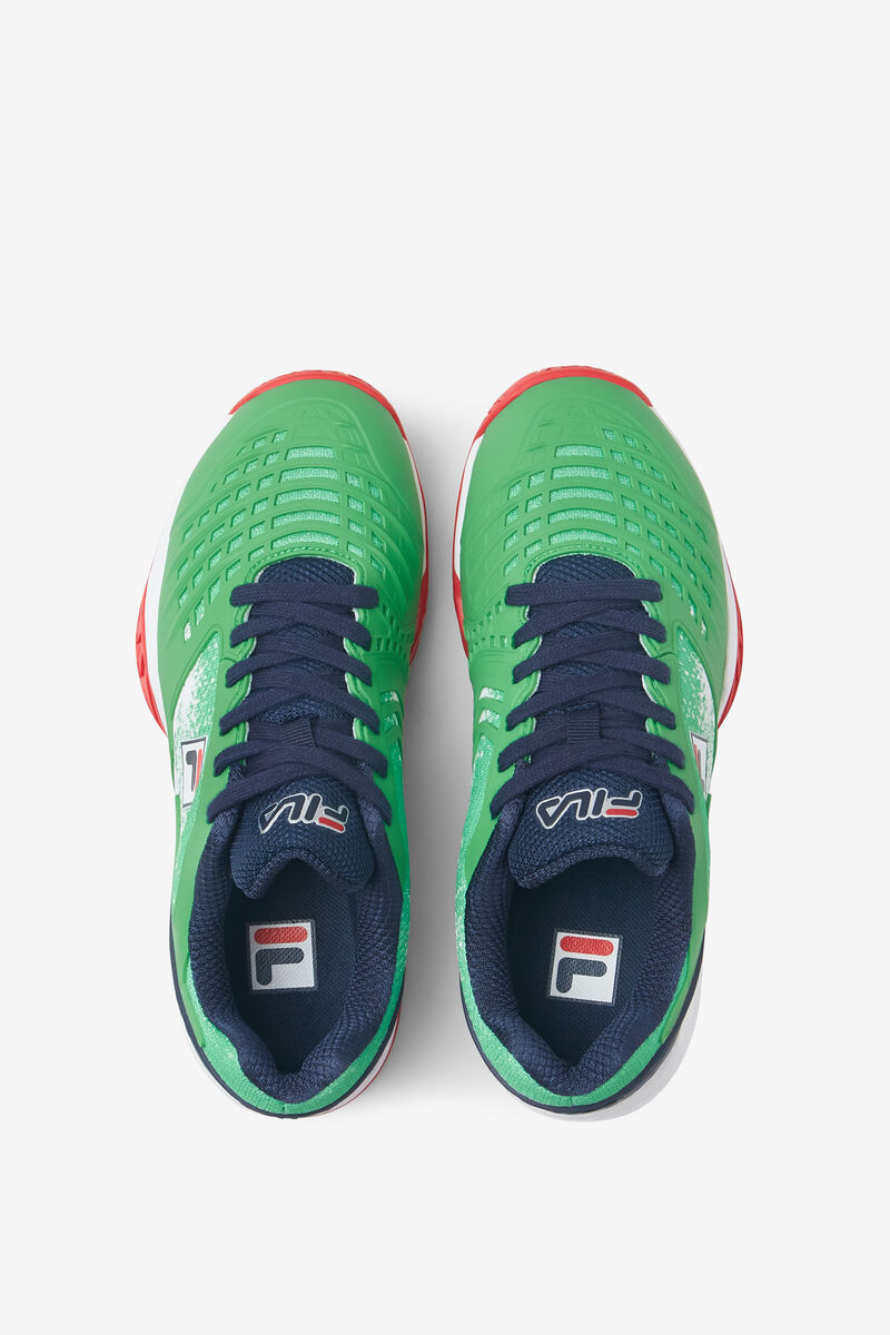 Women's Fila Axilus 2 Energized Le Tennis Shoes White / Navy | bihTQwp26Qy