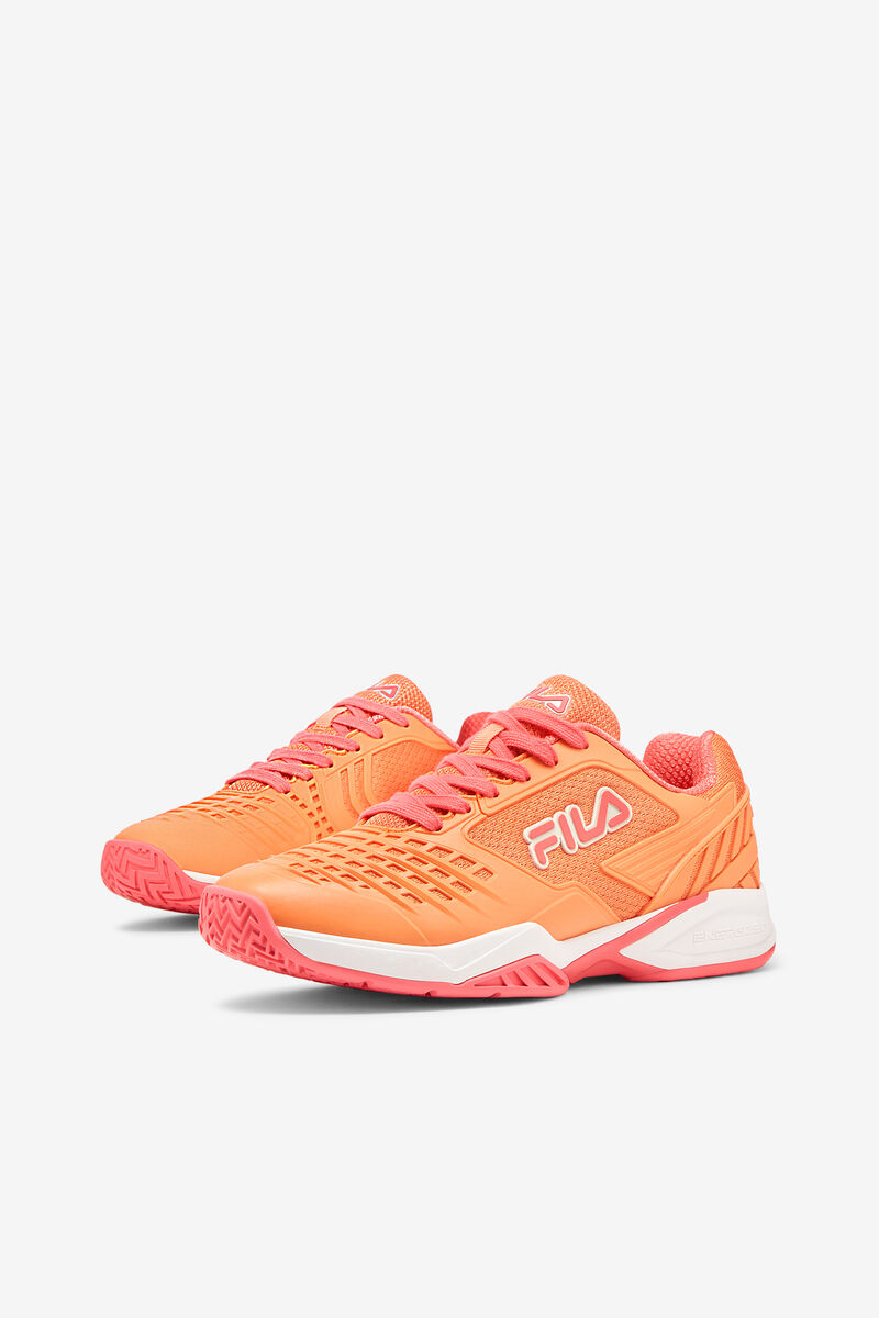 Women's Fila Axilus 2 Energized Tennis Shoes White / Coral | ArOP7OOhORS