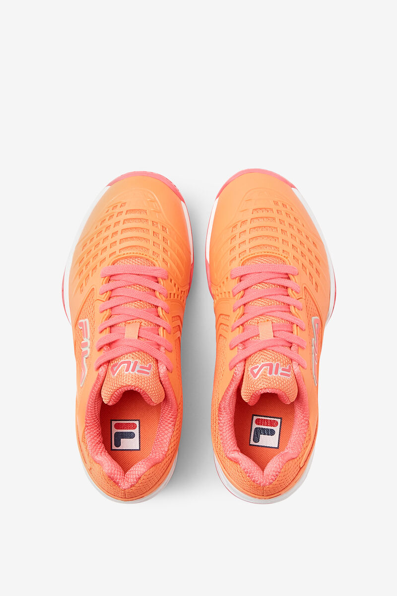 Women's Fila Axilus 2 Energized Tennis Shoes White / Coral | ArOP7OOhORS