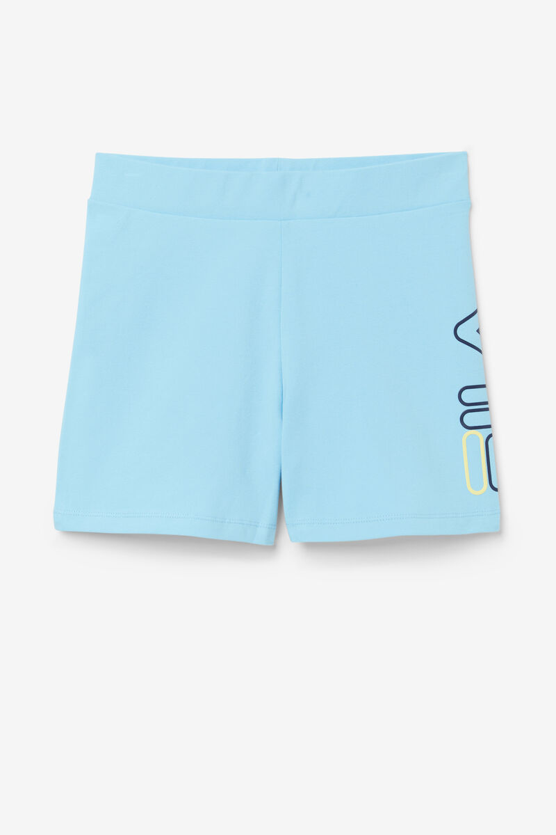 Women\'s Fila Beatriz High Waist Bike Shorts Shorts Blue / Navy | fBTvevME64g