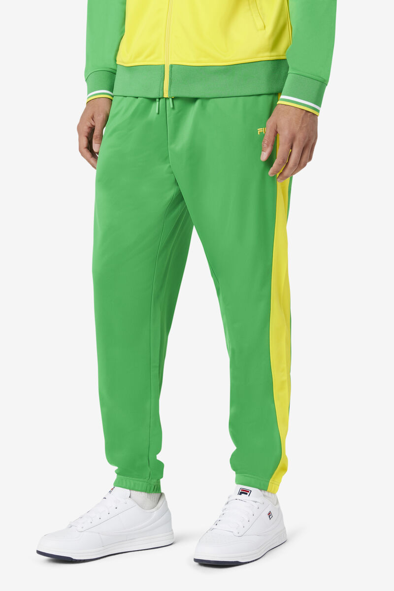 Women's Fila Brazil Track Pant Tracksuits Green / Yellow | y9nDZmtevlY