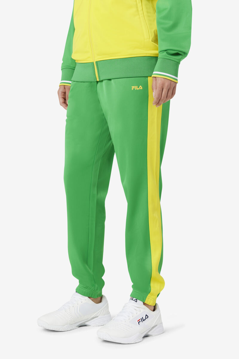 Women's Fila Brazil Track Pant Tracksuits Green / Yellow | y9nDZmtevlY